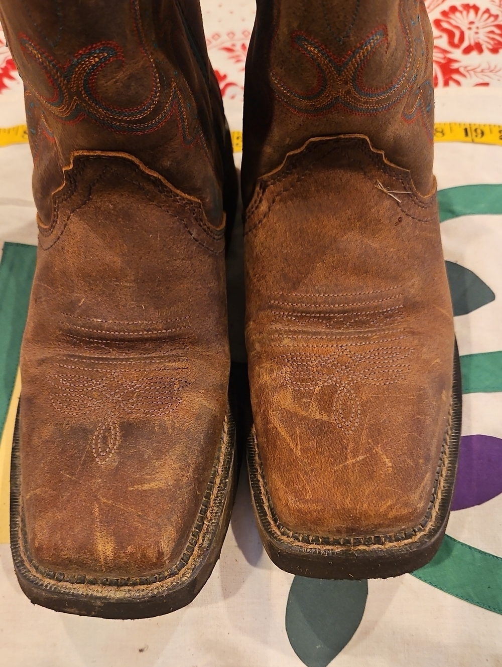 Justin Cowboy Boots Size 10B Womens - Picture 9 of 11